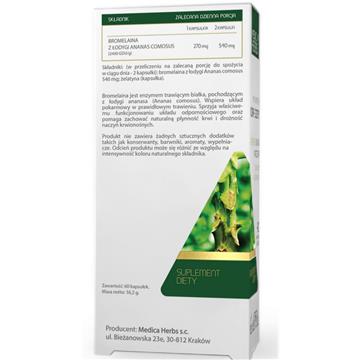 Medica Herbs Bromelaina 60 k-18628