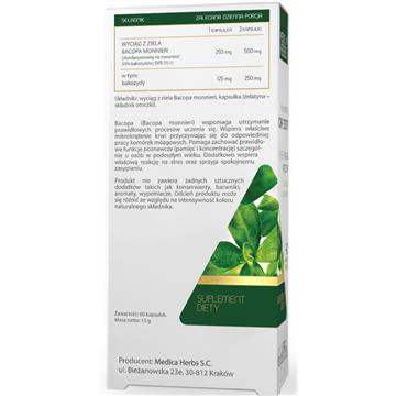 Medica Herbs Bacopa (Brahmi) Forte 60 k-18617