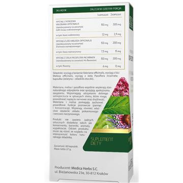 Medica Herbs Waleriana Melisa Passiflora 60 k-18613