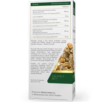 Medica Herbs Ruszczyk Pestki Winogron Kora Sosny -20631