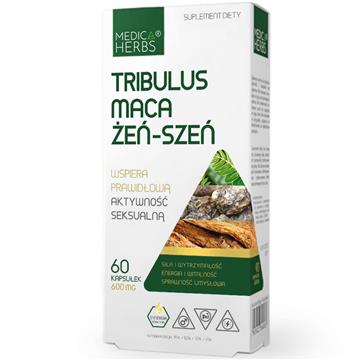 Medica Herbs Tribulus Maca  Żeń-Szeń 60 k-20619