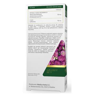 Medica Herbs Czerwona Koniczyna Red Clover 60 k-17573