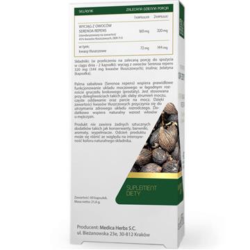 Medica Herbs Palma Sabałowa 60 k-17880