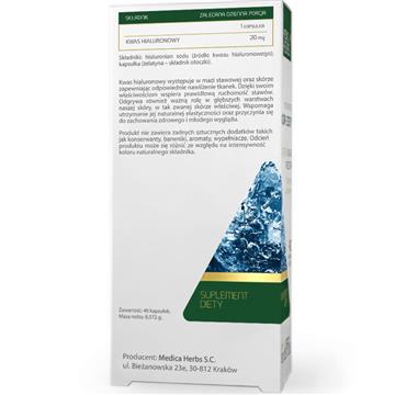 Medica Herbs Kwas Hialuronowy 40 k-17866