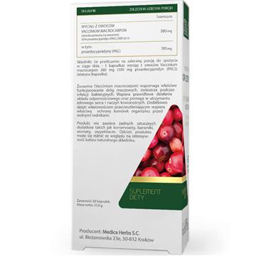 Medica Herbs Żurawina Forte 60 k-17768