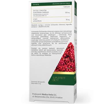 Medica Herbs Schisandra (Cytryniec) 60 k-20627