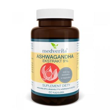 Medverita Ashwagandha Ekstrakt 9% 60 k-13644