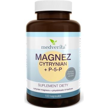 Medverita Magnez Cytrynian P 5 P100 K-10239