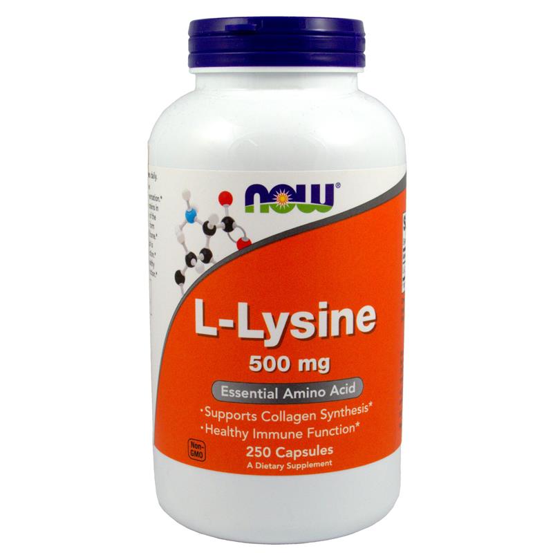 Now Foods L-Lizyna 500Mg 250 K-4641