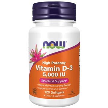 Now Foods Witamina D3 high potency  120 kap -12660