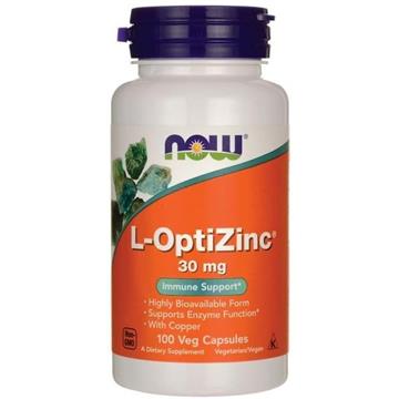 Now Foods L-Optizinc 30 Mg 100 K-6404