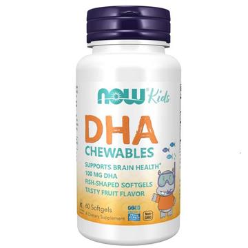 Now Foods Kids Dha 100 Mg 60 K Smak Owocowy-14593