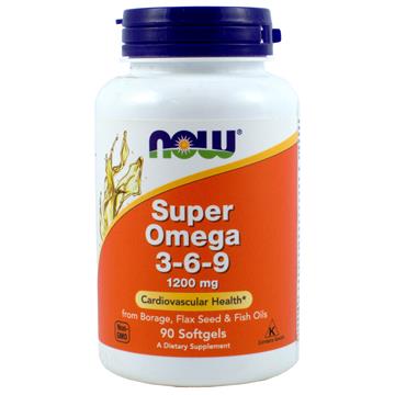 Now Foods Super Omega 3-6-9 1200 Mg 90 K-5003