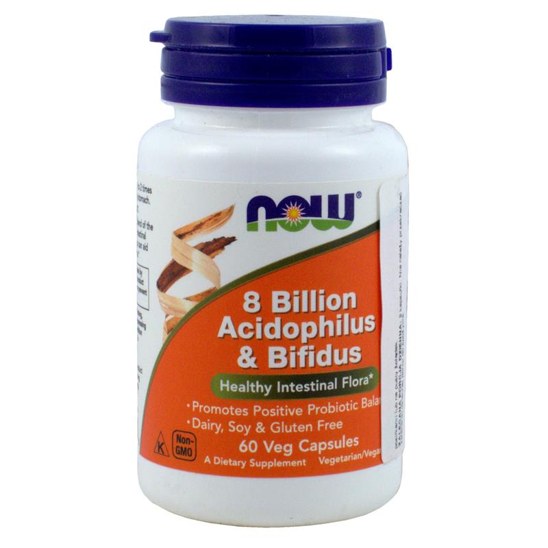 Now Foods 8 Billion Acidophilus&Bifidus 60 K-5006