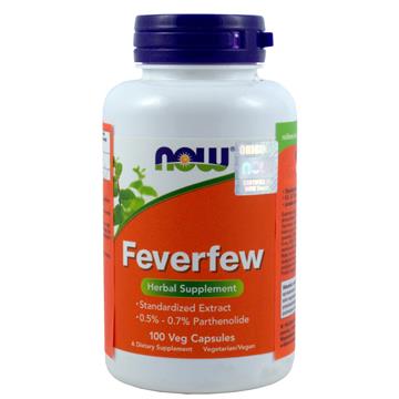 Now Foods Feverfew 100 K Zmniejsza Bóle Migrenowe-5022