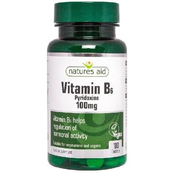 Natures Aid Witamina B6 100 mg 100 T-913