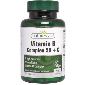 Natures Aid Witamina B Complex + Wit C 90 T-2276