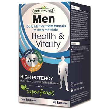 Natures Aid Multiwitamina Minerały Men 30 K-2496