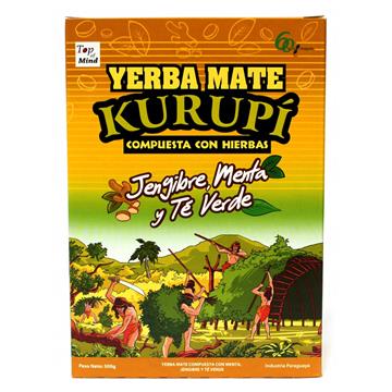 Yerba Mate Kurupi Ginger Mint and Green Tea 500 g-16741