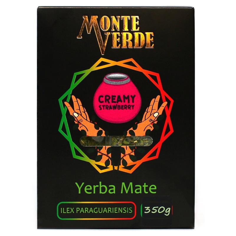 Monte Verde Yerba Mate Creamy Strawberry 350 g-17153