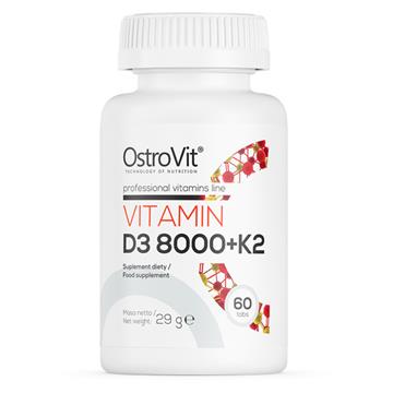 OstroVit Witamina D3 8000 IU + K2 60 t.-16386