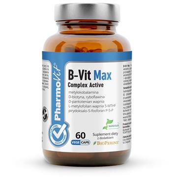 Pharmovit B-Vit max Complex Active 60 kaps -20904