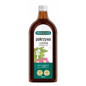 Premium Rosa Sok Pokrzywa + Czystek 500 ml-21757