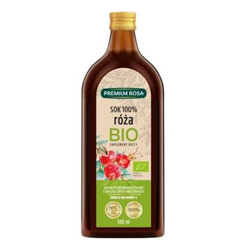 Premium Rosa BIO Sok z Owoców Róży 100% 500 ml-20196