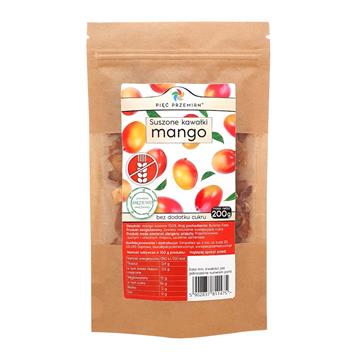 Pięć Przemian Mango Suszone bez cukru 200 g-16097