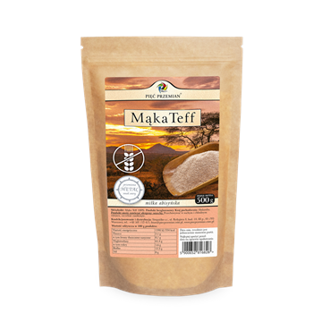 Pięć przemian Mąka TEFF bezglutenowa 500g-8845