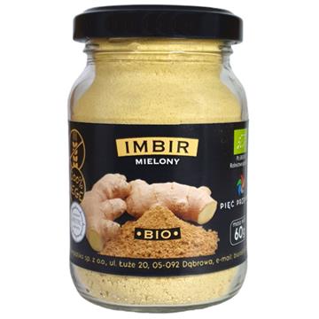 Pięć przemian Imbir mielony 60 g bio-18750