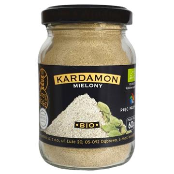 Pięć przemian Kardamon mielony 60 g bio-18752