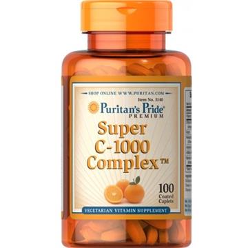 Puritans Pride Super C-1000 Complex 100 Tab-1604