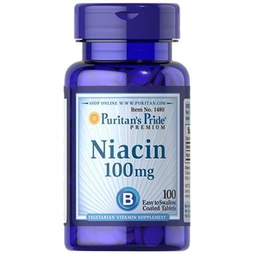 Puritans Pride Niacyna 100 Mg 100 Tabl.-6462