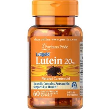 Puritans Pride Luteina 20 Mg 60 Kapsułek Na wzrok-1615