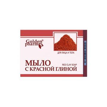 Golden Pharm Mydło z czerwoną glinką w kostce 70 g-19298