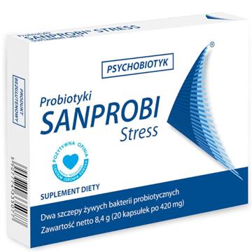 Sanprobi Stress probiotyki 20 kapsułek-20615