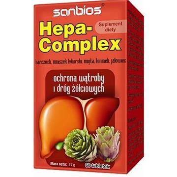 Sanbios Hepa Complex 60 T  Zdrowa Wątroba-1519