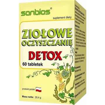 Sanbios Ziołowe oczyszczenie detox 60 T-1528