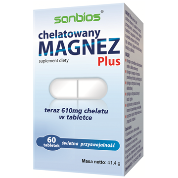 Sanbios Magnez Chelatowy Plus 60 T-5867