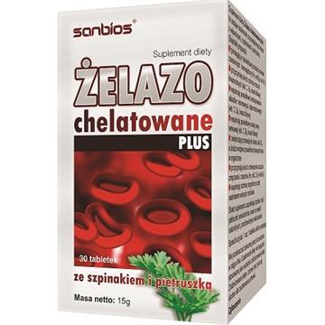 Sanbios Żelazo Chelatowe Plus 30 T-1540