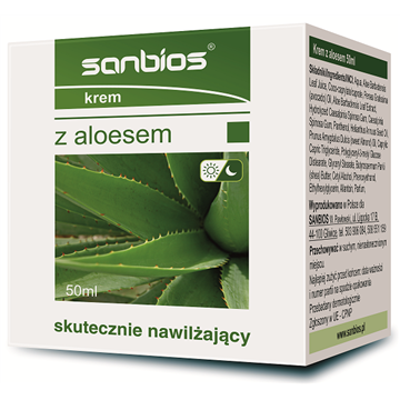 Sanbios Krem Z Aloesem 50 ml Nawilża I Nawadnia-5821