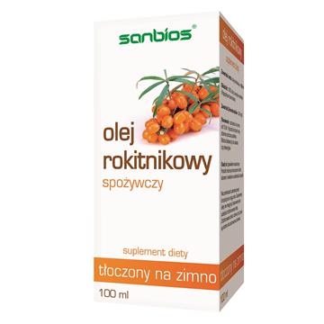 Sanbios Olej Rokitnikowy tłoczony na zimno 100 ml-9138