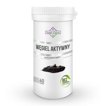 Soul Farm Premium Węgiel Aktywny 180 mg 60 k-12165