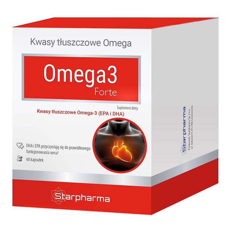 Starpharma Omega 3 Forte 60 k kwasy tłuszczowe-20911