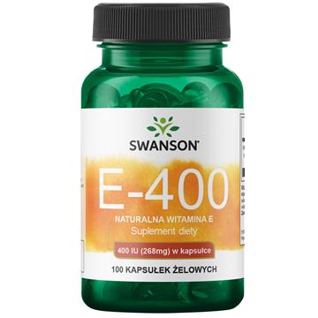 Swanson Witamina E Naturalna 400 Iu 100 K-20334