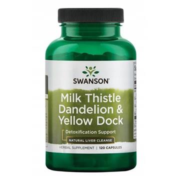 Swanson Milk Thistle Dandelion & Yellow Dock 120 g-21666