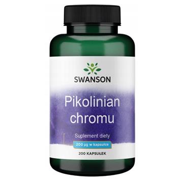 Swanson Chrom Pikolinian 200 Mcg 200 K-20321