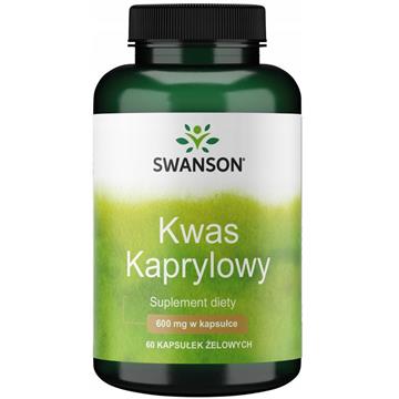 Swanson Kwas Kaprylowy 600 Mg 60 K-20097