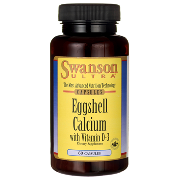 Swanson Eggshell Calcium + Witamina D3 60 T-3183